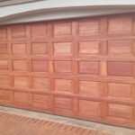 Attractive residential garage door installed by Expert Garage Doors.