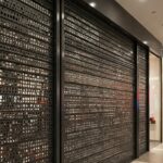Roller shutter doors installed inside a shopping mall by Expert Garage Doors.