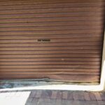 Roller shutter doors for a double garage installed by Expert Garage Doors.