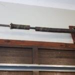 Close-up of garage door springs maintained by Expert Garage Doors.