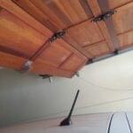 Open garage door revealing the garage interior, installation by Expert Garage Doors.
