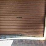 Roller shutter doors for a double garage installed by Expert Garage Doors.